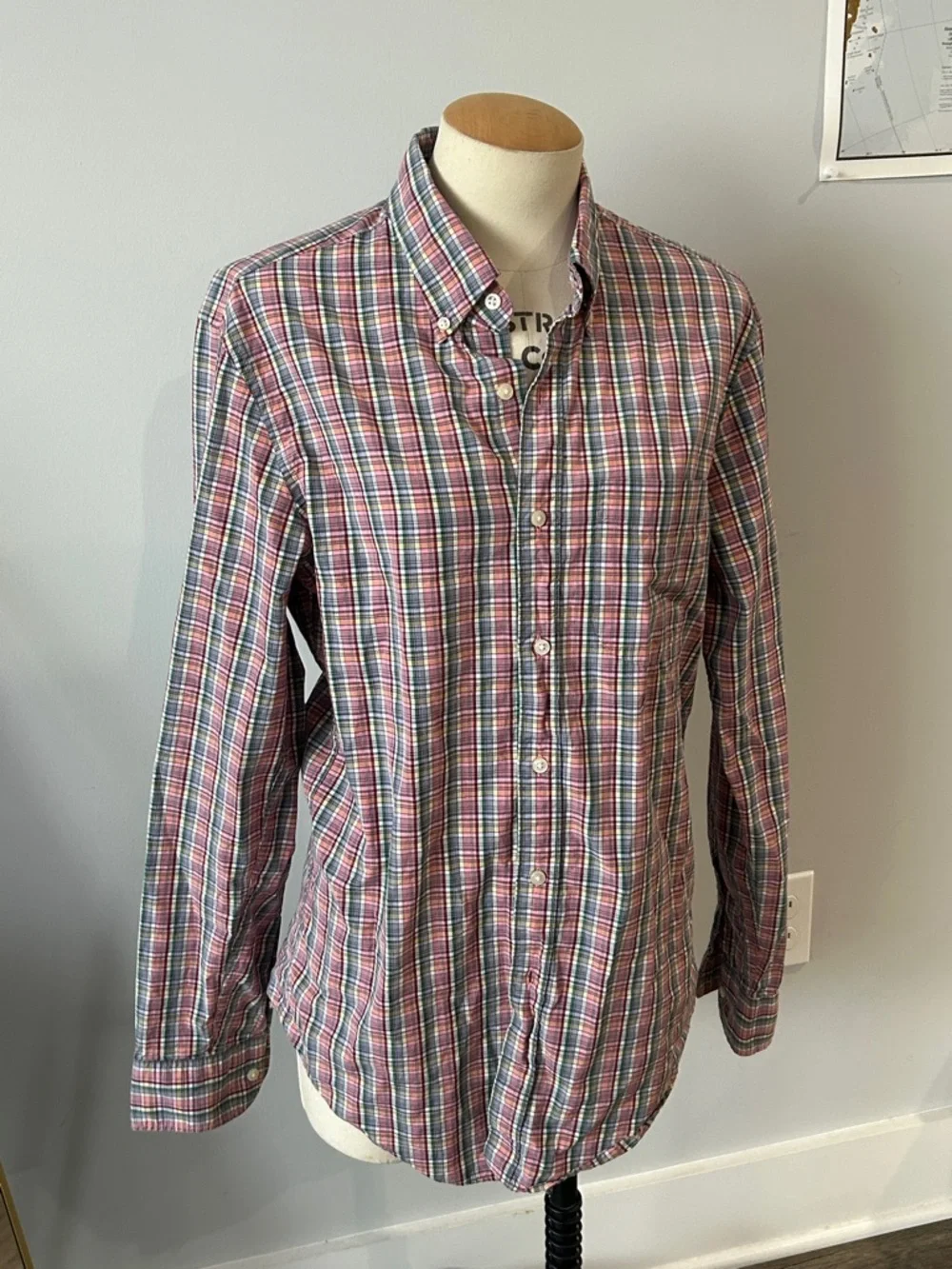 J. Crew lightweight plaid